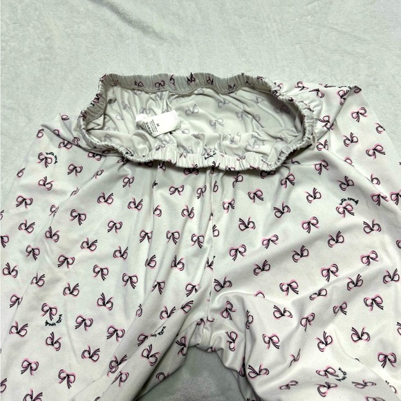 Kate Spade Pijama Set white and Black bows - Picture 6 of 14